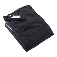 Laundry Bag Black With Drawstring Commercial Grade Polyester 100% Capacity 18 Litre