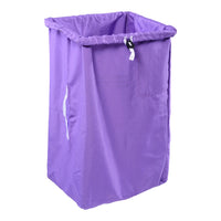 purple 18 litre laundry bag with drawstring