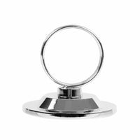 menu holder chrome round 