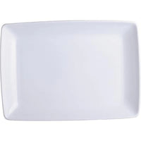 Rectangle white platter plate 36cm x 20cm 