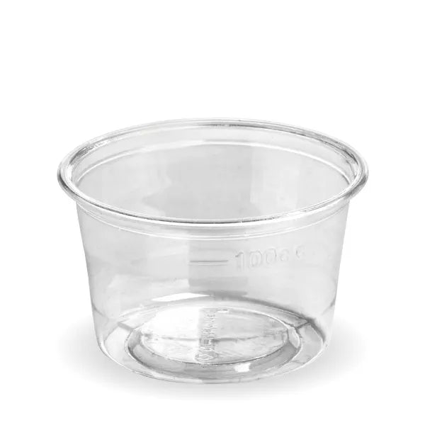 Biopak 140ml Clear Sauce BioCup R-140 x 1000 Sauce Cups