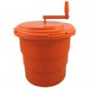 large orange 20 litre salad spinner 