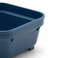 Square Bowl Blue (#19) PP 100mm x 100mm x 50mm Box 12 Bowls Healthcare 98374