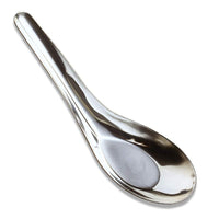  Soup Spoon Stainless Steel Chinese Thai Style 