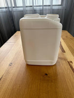 Plastic Drum 5lt Jerrycan WHITE Sunken Handle 58mm Tamper Cap Dangerous Goods DK5DW-LDC