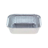 Confoil Medium Silver Container & Lid 7419-e (448) Oblong 19 x 14 x 4.8cm Pack 125