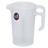 measuring jug with handle clear 1 litre graduated scale