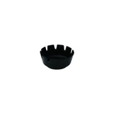 round black bakelite ashtray 10cm 