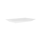 Melamine white serving  platter dish 44cm x27cm x 3.7cm 
