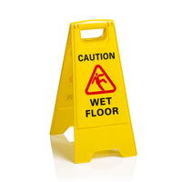 caution wet floor sign A FRAME Double sided