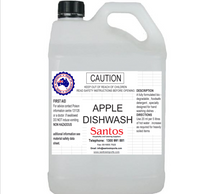 Dishwashing Detergent Apple Green 5 lt All Purpose Plus 12 Santos