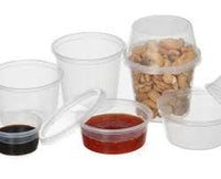 Genfac Round Plastic Containers 120mm Pack 50