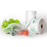 Biodegradable Narrow Produce Food Bags Roll  1.5kg 10um 51cmx37cm Multi Purpose