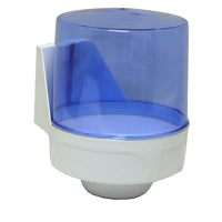 centrefeed roll towel dispenser blue and white plastic 