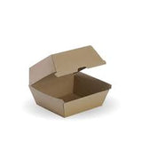 Brown extra large burger box kraft 