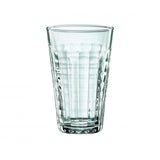 hi ball glass 330ml prisme clear glass with pattern 