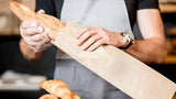 Paper Brown Bread Stick Bag Pack 500 BB1 (WxL)100x490mm+Gussett 40mm