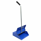 Long handle lobby dustpan metal and broom 