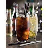 Cocktail Drinking Straws Paper Black Box 2500  135mm x 6mm